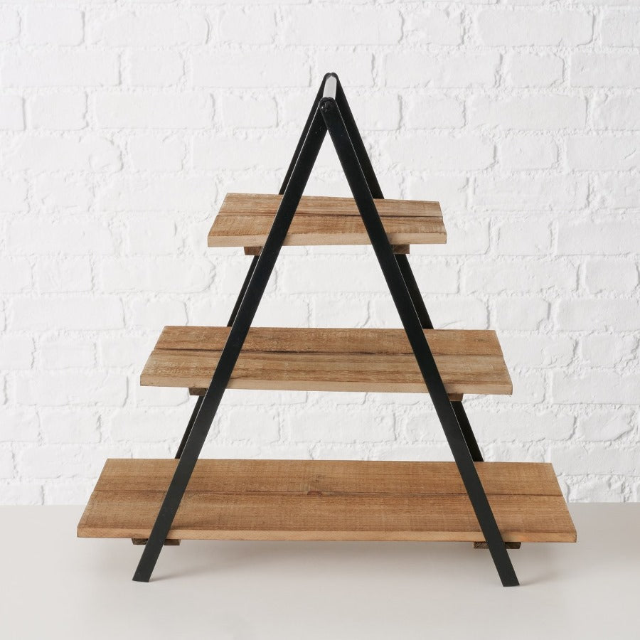 Etagere Sevierregal aus Holz für Hochzeit mieten