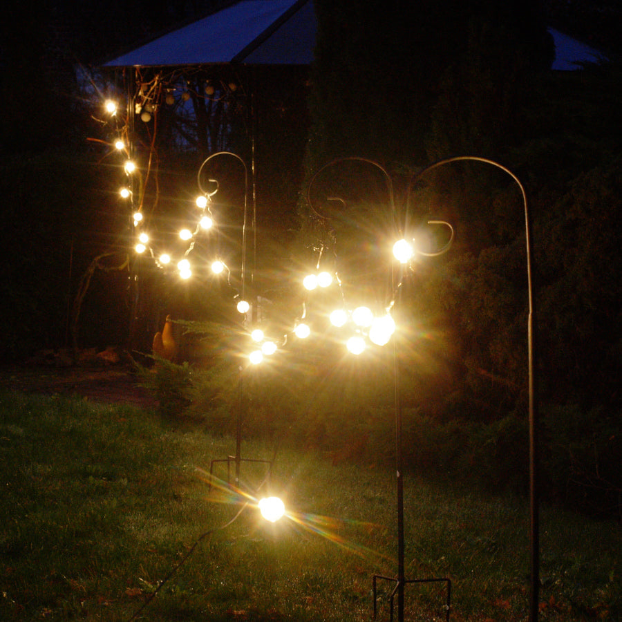 Hirtenstab mit Lichterkette für Hochzeit mieten