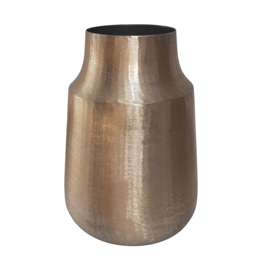 Bodenvase aus Metall für Hochzeit mieten