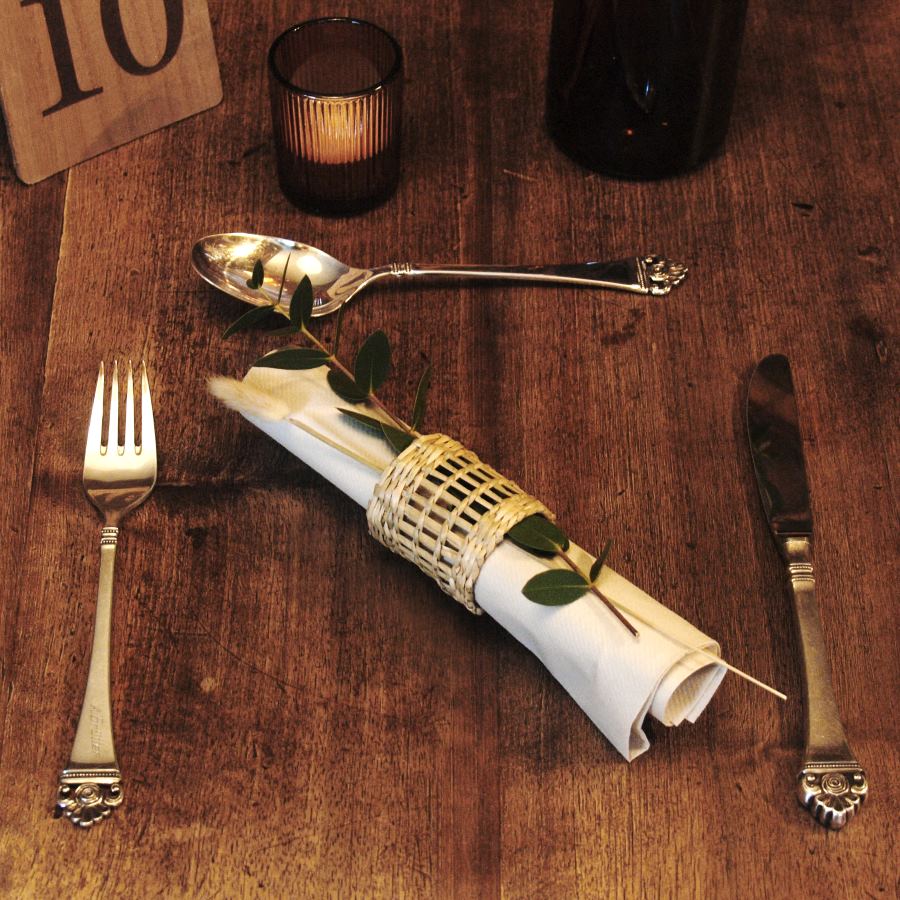 Serviettenring Natur für Hochzeit mieten