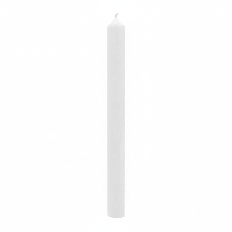 Stabkerze weiß in 18cm und 25cm Höhe für deine Hochzeit