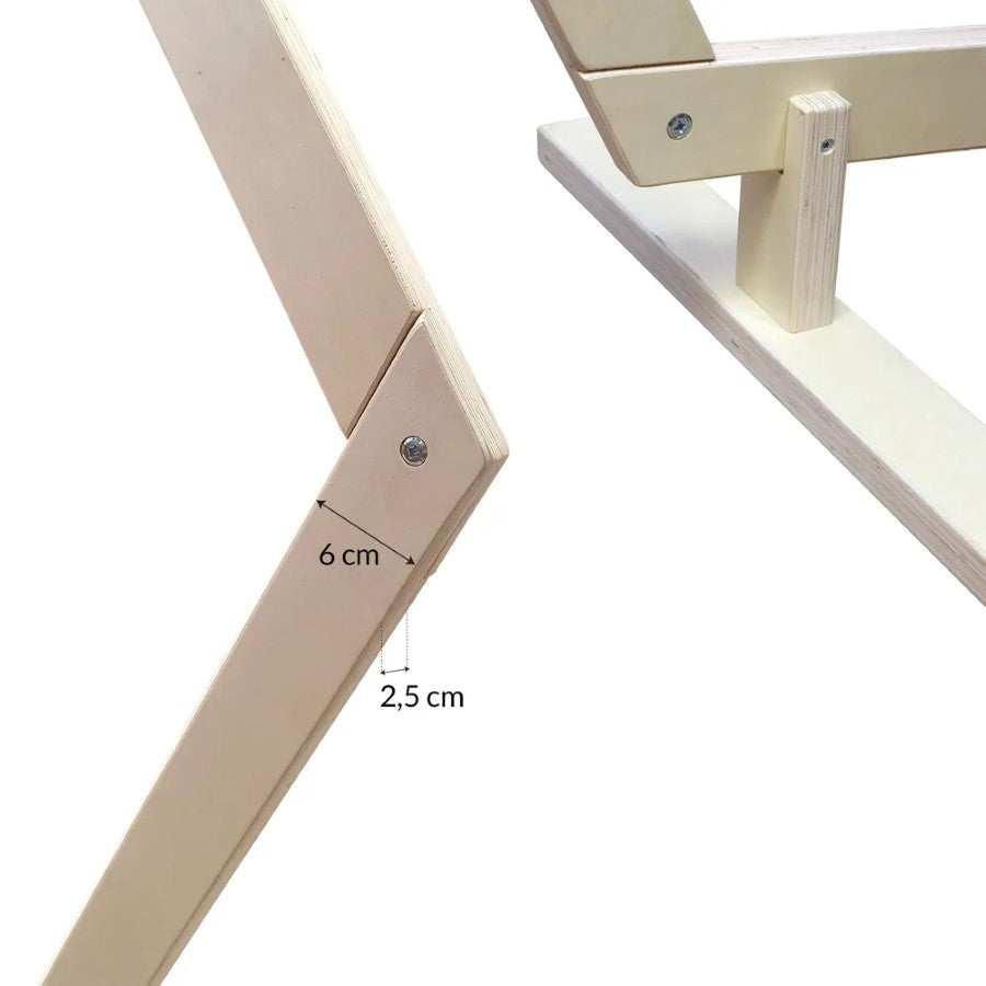 Traubogen, Sechseck/Holz