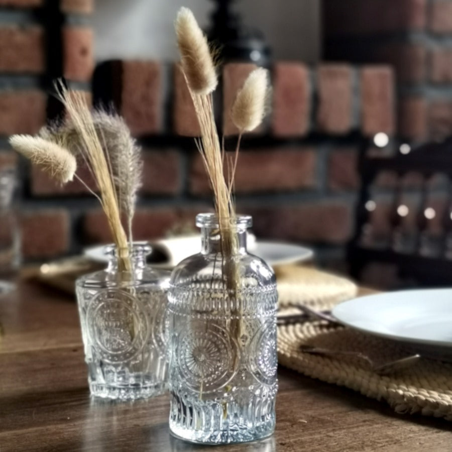 Vasen-Kollektion aus Kristallglas für Hochzeitsdeko mieten