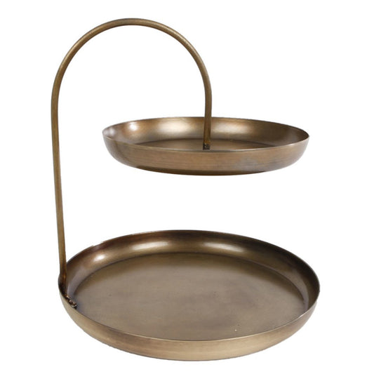 Etagere antikgold im Vintage Look für Candy Bar und Hochzeit mieten