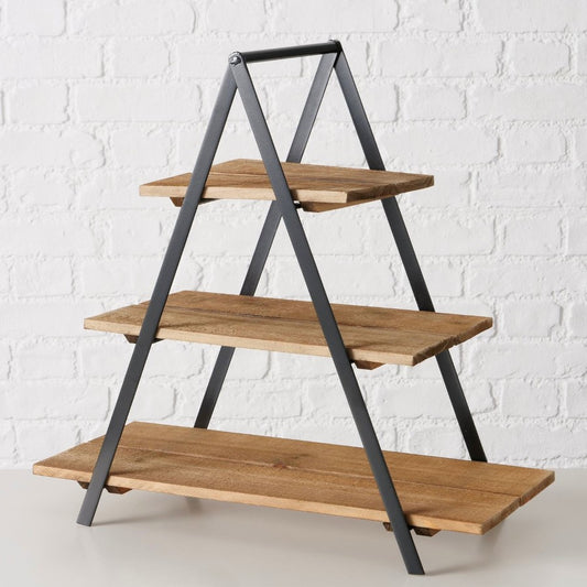 Etagere Sevierregal aus Holz für Hochzeit mieten