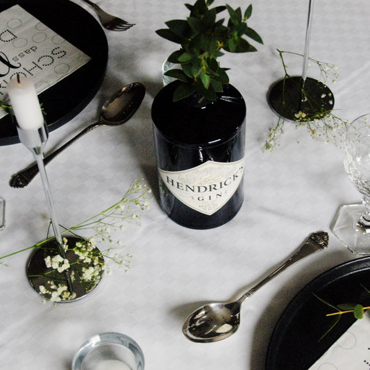 Leere Gin Flasche für Hochzeit mieten