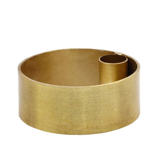 Kerzenhalter gold, Ring D10xH4cm