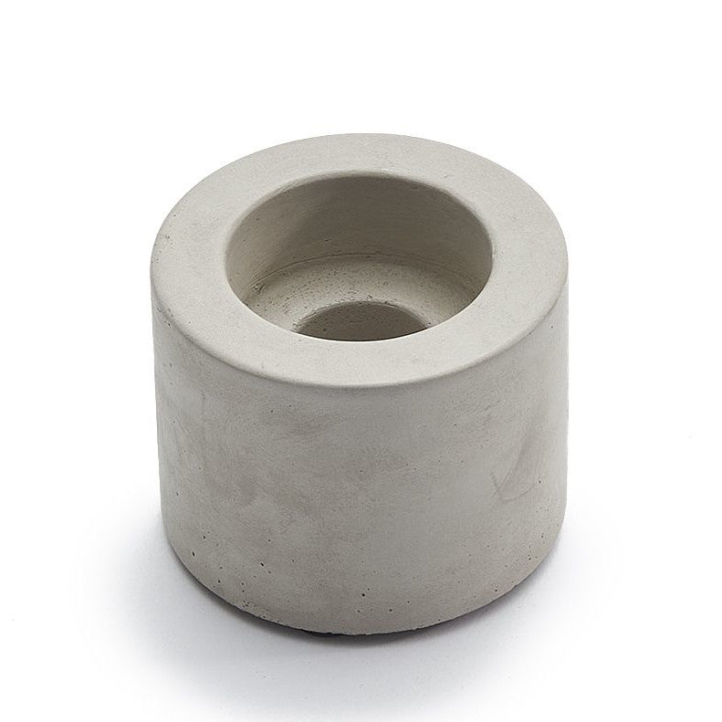 Kerzenhalter Industrial aus Zement für Hochzeit mieten