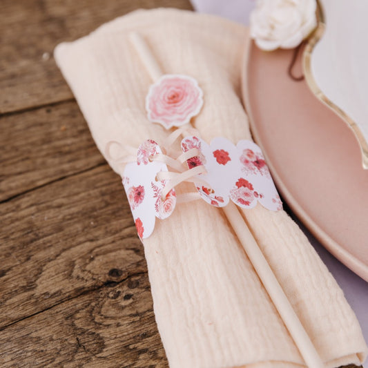 Musselin Serviette für Hochzeit mieten