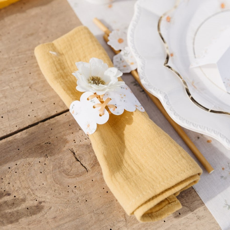 Musselin Serviette für Hochzeit mieten