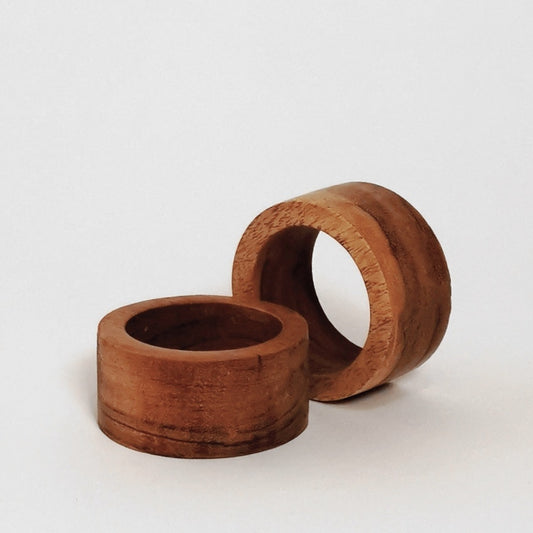 Serviettenring aus Holz für Hochzeit mieten