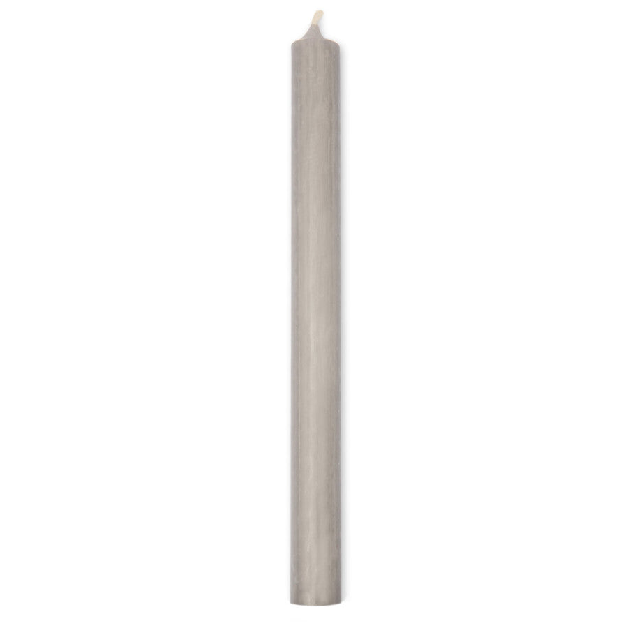 Stabkerze grau in 18cm und 25cm Höhe für deine Hochzeit