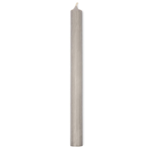 Stabkerze grau in 18cm und 25cm Höhe für deine Hochzeit