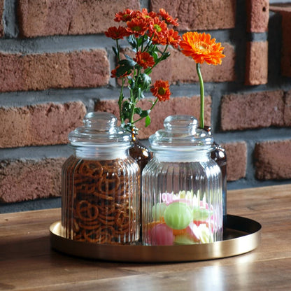Bonbonglas geriffelt für Hochzeit und Candy Bar mieten – Tischzauber Hochzeitsverleih